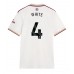 Arsenal Ben White #4 Tredjedrakt 2025-26 Kortermet